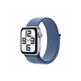 Apple Watch SE GPS 40mm Silver Cassa in alluminio silver - Blu inverno sport loop - MRE33QL/A