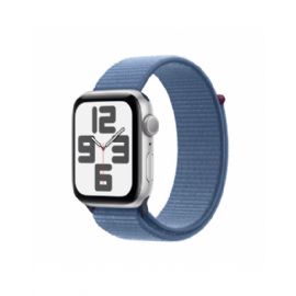 Apple Watch SE GPS 44mm Cassa in alluminio argento -  Blu inverno sport loop - MREF3QL/A