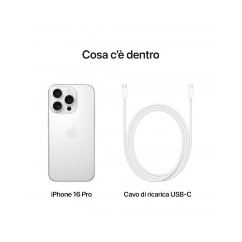 iPhone 16 Pro 128GB Titanio Bianco