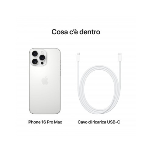 iPhone 16 Pro Max 256GB Titanio Bianco
