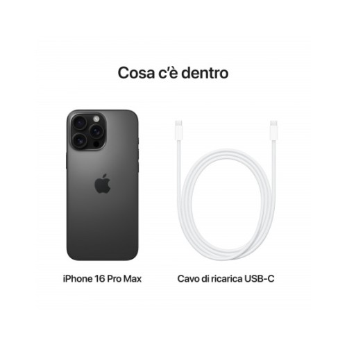 iPhone 16 Pro Max 256GB Titanio Nero